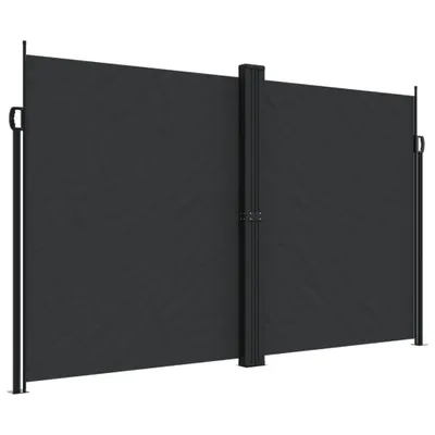 Produktbild von vidaXL Seitenmarkise Ausziehbar Schwarz 200x1000 cm