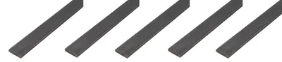 Immagine prodotto di Alberts 5 x barra piatta, acciaio grezzo, 30 x 6 mm, lunghezza 2 m