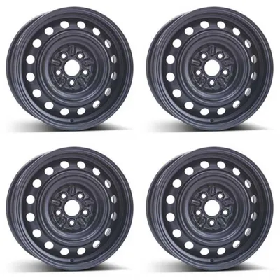 Image de 4 jantes en acier Alcar, 6.0Jx15 pouces, déport 39, 5x100, pour Toyota Avensis (lot de 4)