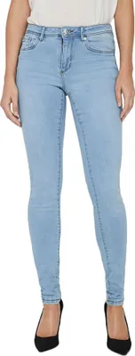 Produktbild von Vero Moda Tanya Normal Waist Slim Piping Jeans Blau XS / 34 Frau Blau XS