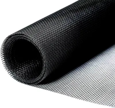 Produktbild von Famanu Fliegengitter für Fenster - 250 x 120 cm, zuschneidbar, UV-beständig, schwarz