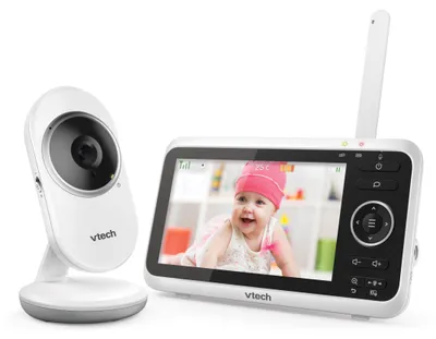 Produktbild von VTech VM350 Baby Monitor with Camera, 5 Inch Video Baby Monitor with Camera LCD