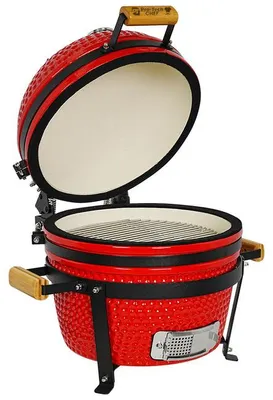 Obrázek produktu pro Zahradní keramický gril Kamado - M 16T Red Pro-Tech CHEF 40279_SE_B