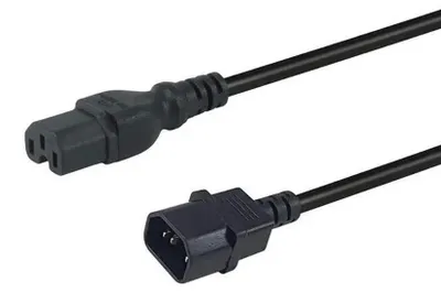 Image de Equip Netzkabel Anschl. C14 -> C15 1.80m schwarz