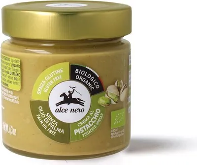Obrázok produktu pre Alce Nero 8009004816046, Orechová nátierka, Pistácie, 180 g, 541 kcal, 2272 kJ, 31 g