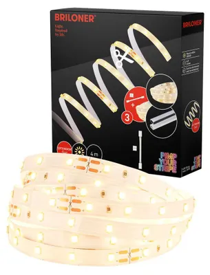 Produktbild von Pimp Your Stripe Erweiterungsset LED Strip 4m, Warmweiß, kürzbar, An/Aus