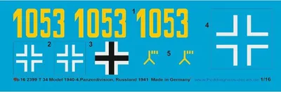 Produktbild von Torro T 34 Model 1940, 4. Panzerdivision Russland 1941