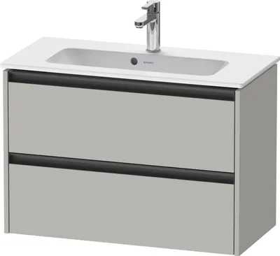Produktbild von Duravit Ketho.2 Wastafelonderkast 81x39x54,9 cm Mat Betongrijs