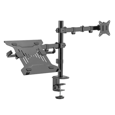 Immagine prodotto di Wiltec Supporto 2in1 per monitor e laptop Supporto per monitor e notebook VESA 75x75/100x100
