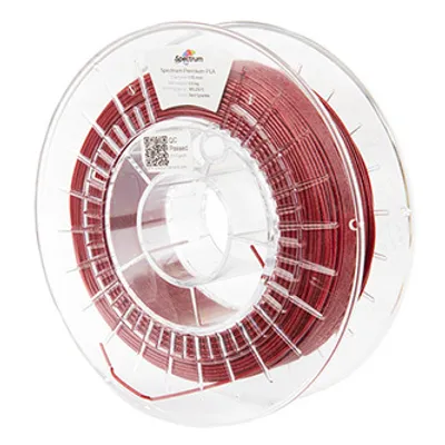Produktbild von Spectrum 3D Filament, PLA Glitter, 1.75mm, 500g, 80272, rot glitzernd