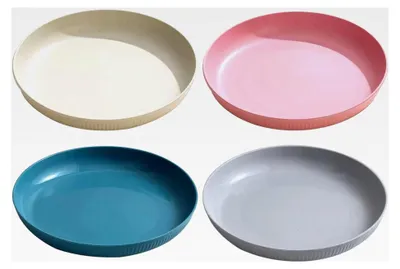 Produktbild von Wiederverwendbare Speiseteller Set für Camping und Partys, 23 cm