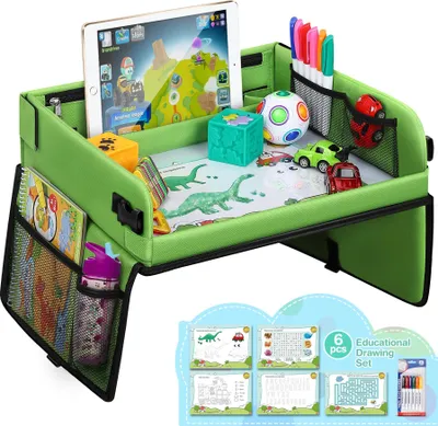 Image de lenbest table de voyage voiture enfants, occupation voyage voiture enfants, jouets voyage voiture, jeux voyage voiture enfants, gadgets voyage, organisateur voiture enfants, jouets 3 ans et plus, cadeau 3 ans et plus