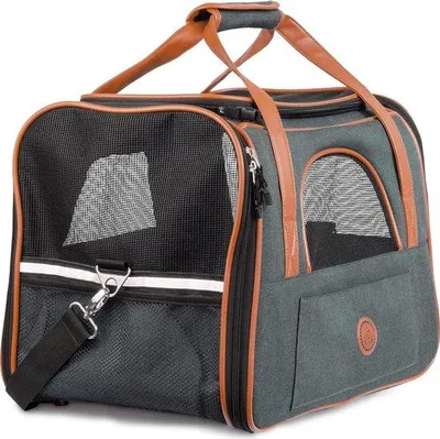 Immagine prodotto di Trasportino per cani e gatti fino a 65 kg - Borsa per cani di alta qualità - Borsa da trasporto per gatti - Trasportino pieghevole per cani e gatti