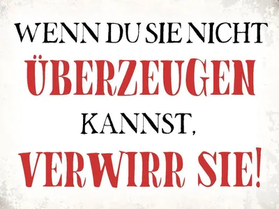 Produktbild von vianmo Holzschild 30x40 cm wenn du sie nicht überzeugen