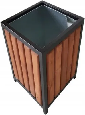 Zdjęcie produktu dla Kosz na śmieci Zewnętrzny kosz na śmieci 60L 9568