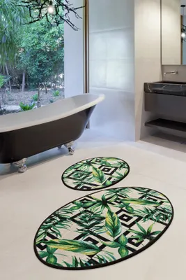 Image de Mijolnir, Botanic- CHL2401, Coloured, Tapis de bain, 700 gr/m², 100% velours