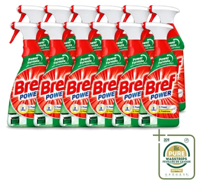 Produktbild von 12 x Bref Power Küchenreiniger - Spray - Fettlöser - 750 ml - Vorratspackung - 12 Stücke