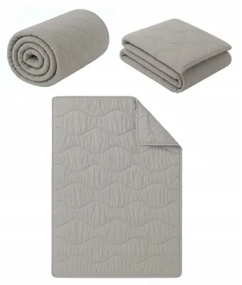 Produktbild von Bettdecke - Ganzjährig - 180x200 cm - Medium - Grau - aus Mikrofaster und SILIKON