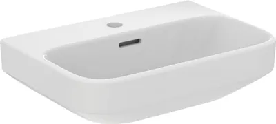 Produktbild von VIGOUR DERBY V3 Handwaschbecken 50x35cm PflegetectPlus mit Hahnloch und Überlauf