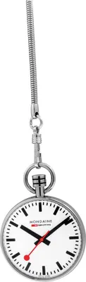Image de Mondaine Pocket A660.30316.11SSB Montre de poche avec bracelet à chaîne