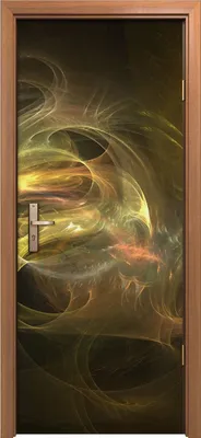 Produktbild von Türposter 80x200 cm Türaufkleber Türtapete Türfolie Klebefolie fraktales Impressionismus