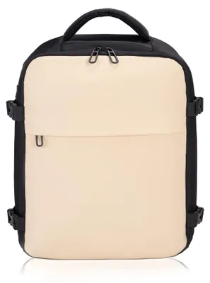 Immagine prodotto di Zaino da viaggio, dimensioni 40 x 30 x 20 cm - Impermeabile e resistente - Colore beige