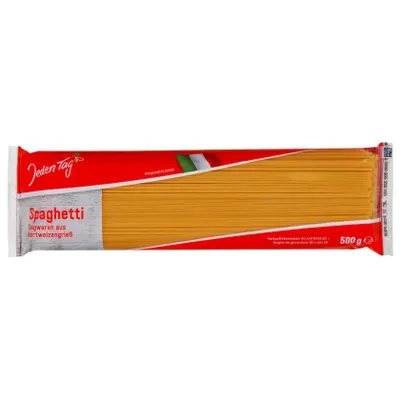 Produktbild von Jeden Tag Spaghetti Teigwaren aus Hartweizengrieß 500g