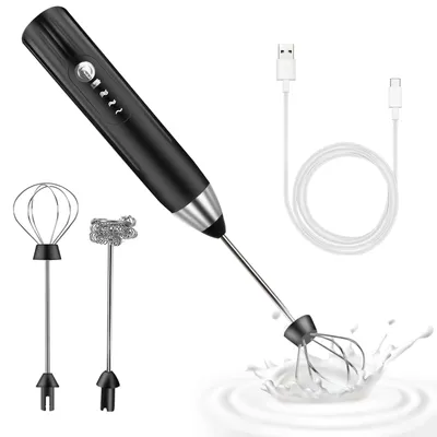 Produktbild von milchaufschäumer elektrisch stab,USB wiederaufladbar ​milchschäumer elektrisch,