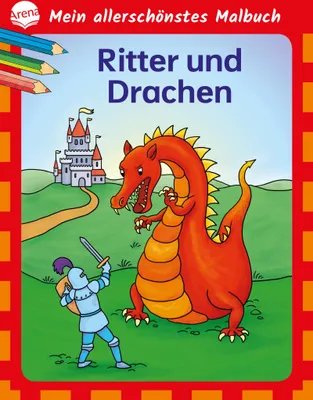 Produktbild von Mein allerschönstes Malbuch. Ritter und Drachen