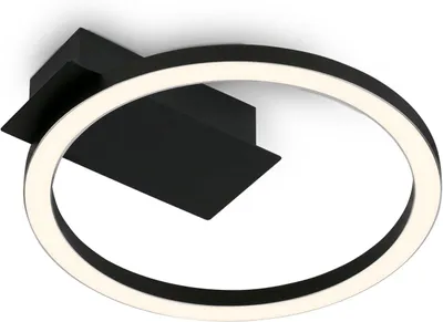 Immagine prodotto di Lampada da soffitto a LED, nera, LED/5W