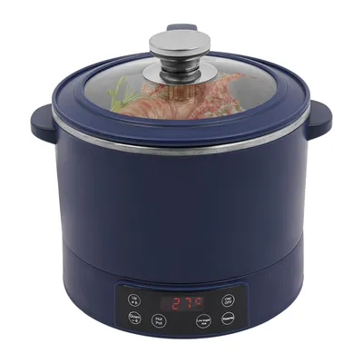 Image de 3L Cuiseur de riz à faible teneur en sucre 1500W bleu (1-3 personnes)