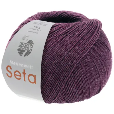 Produktbild von Lana Grossa - Meilenweit 100g Seta 0026 brombeer