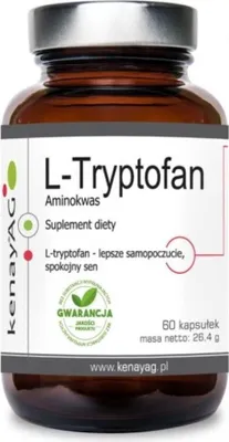Zdjęcie produktu dla Suplementy diety Kenay L-tryptofan (60 kaps.) 3205