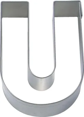 Produktbild von Städter Ausstecher Buchstabe U, Ausstechform, Plätzchenform, Keks, Plätzchen, Edelstahl, 6.5 cm, 112902