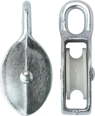 Produktbild von Seilrolle Drahtseilblock Umlenkrolle Blockseilrolle 50 mm Blockrolle