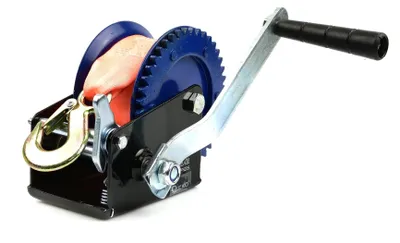Immagine prodotto di Verricello manuale, portata massima 545 kg, 7 m, ideale per traino auto, paranco, argano