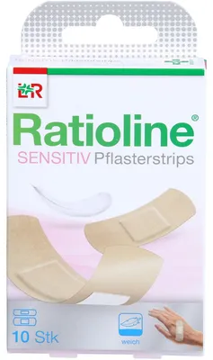 Immagine prodotto di Strisce di cerotto sensibili Ratioline in 2 misure 10 pz