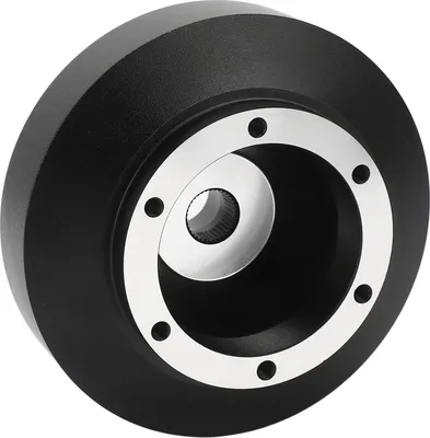 Obrázok produktu pre 6-otvorový adaptér na volant, čierny, ergonomická náhrada pre Mitsubishi Ralliart Lancer