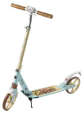 Produktbild von Meteor - Freistil-Kinderroller "California", Logo PP5998 (Einheitsgröße) (Braun/Blau)