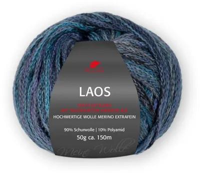 Produktbild von Laos Merinogarn von Pro Lana 50g Farbe 86