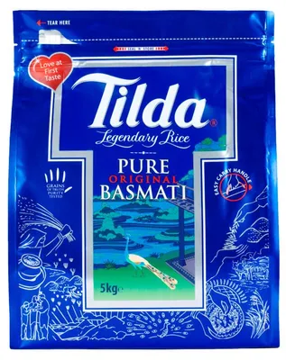Obrázok produktu pre TILDA Pure Basmati 5kg Basmati ryža Basmati ryža Pure Original Basmati