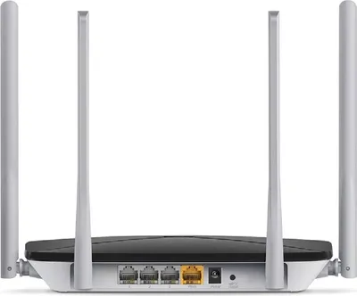 Obrázek produktu pro Mercusys AC12, Wi-Fi 5 (802.11ac), Dvoupásmový (2,4 GHz / 5 GHz), Připojení na síť Ethernet, Černá, Stolní router