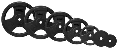 Produktbild von Gummischeibe mit Griff  125 kg - 1.25 kg