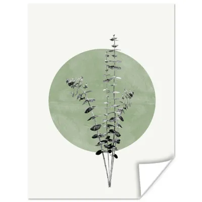Produktbild von MuchoWow® Poster Grün - Pflanzen - Natur - Abstrakt 120x160 cm - Wandbilder