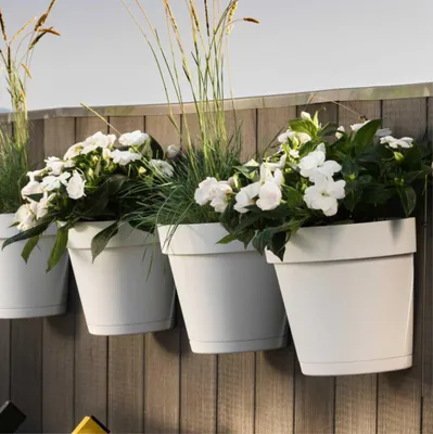 Produktbild von Central Garden Wandampel 25 cm | Farbe: weiss