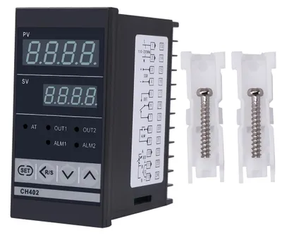 Immagine prodotto di CH402, regolatore di temperatura PID intelligente ad alta precisione, 85-264V AC, relè termostatico, ingresso TC/RTD