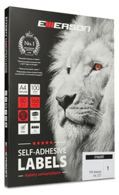Produktbild von Etykiety samoprzylepne A4 210 x 297 mm 100 arkuszy