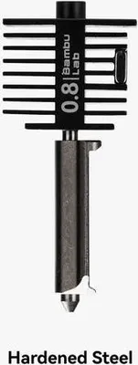 Produktbild von Bambu Lab 0,8 mm Hotend-Baugruppe mit gehärteter Stahldüse - A1 Serie