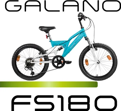 Produktbild von Galano FS180 Kinderfahrrad 20 Zoll ab 6 Jahre 120-135 cm Mädchen Jungen Fahrrad 6 Gänge
