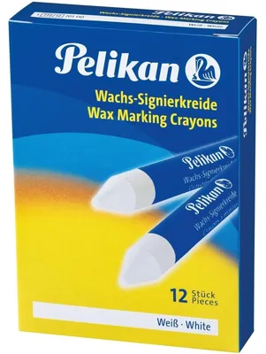 Produktbild von Pelikan Wachs-Signierkreide 772/12 Weiß